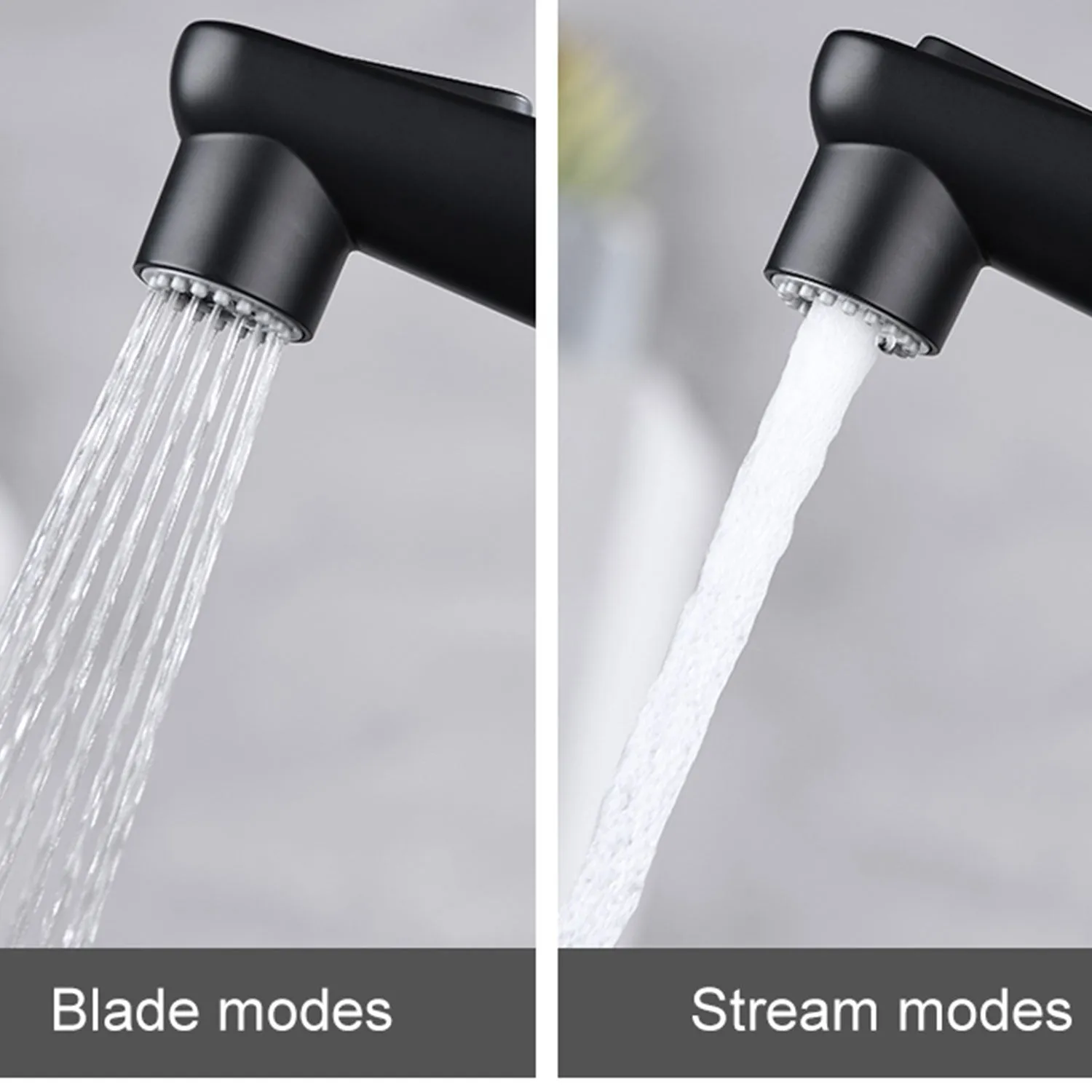 360-Degree Swivel Pull-Out Spout Bathroom Tap