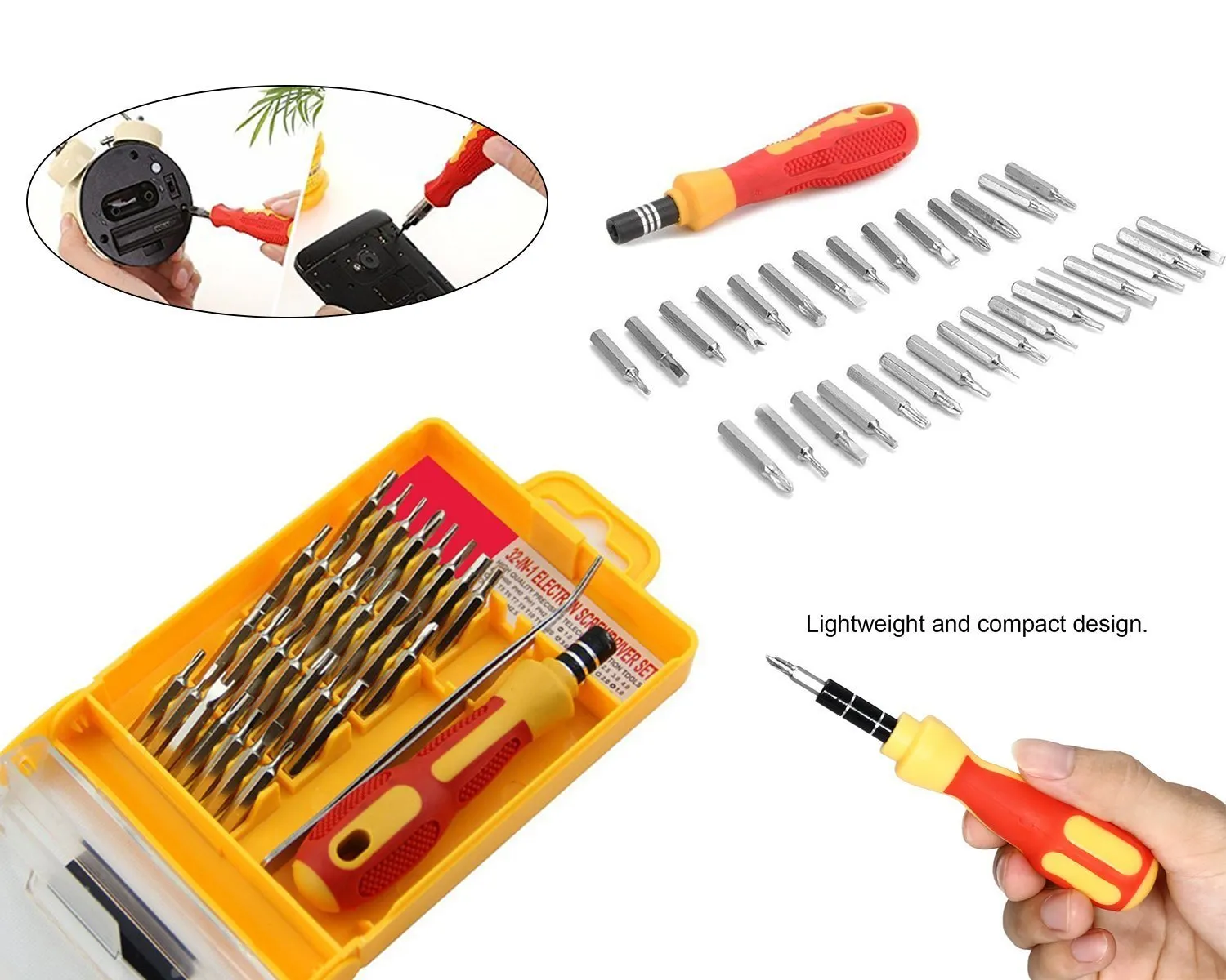 430 Screwdriver Set  32 in 1 with Magnetic Holder