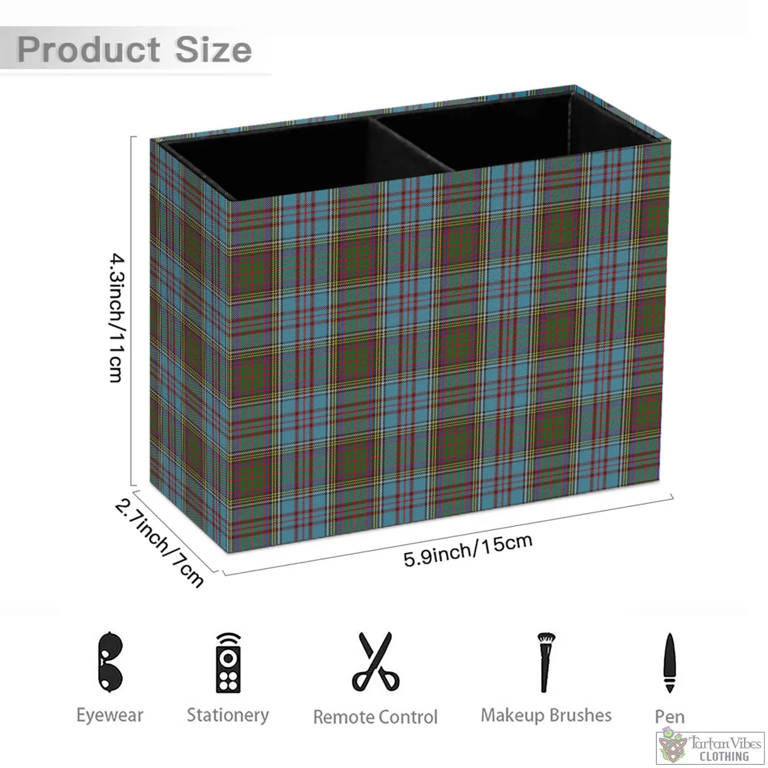 Anderson Tartan Pen Holder