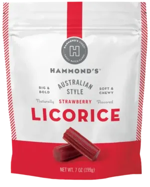 Australian Style Strawberry Licorice