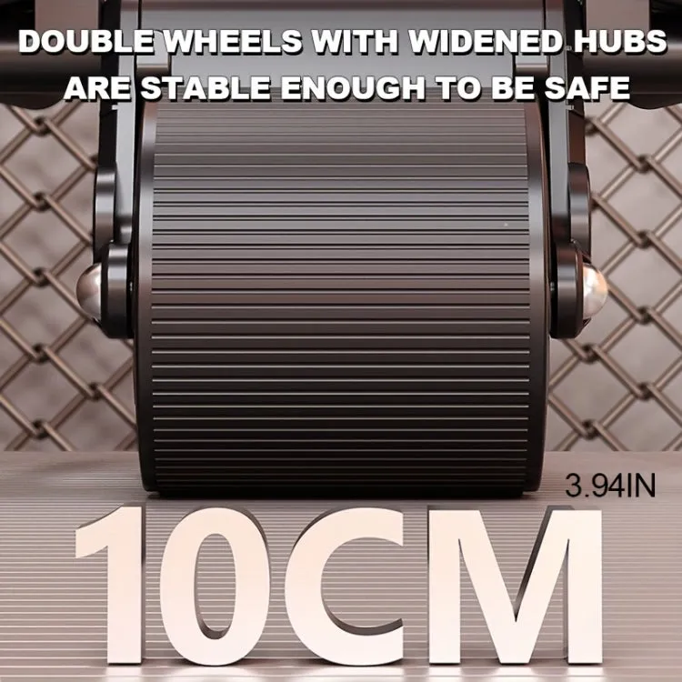 Automatic Rebound Abdominal Roller With Elbow Support & Mobile Phone Bracket Standard Model White