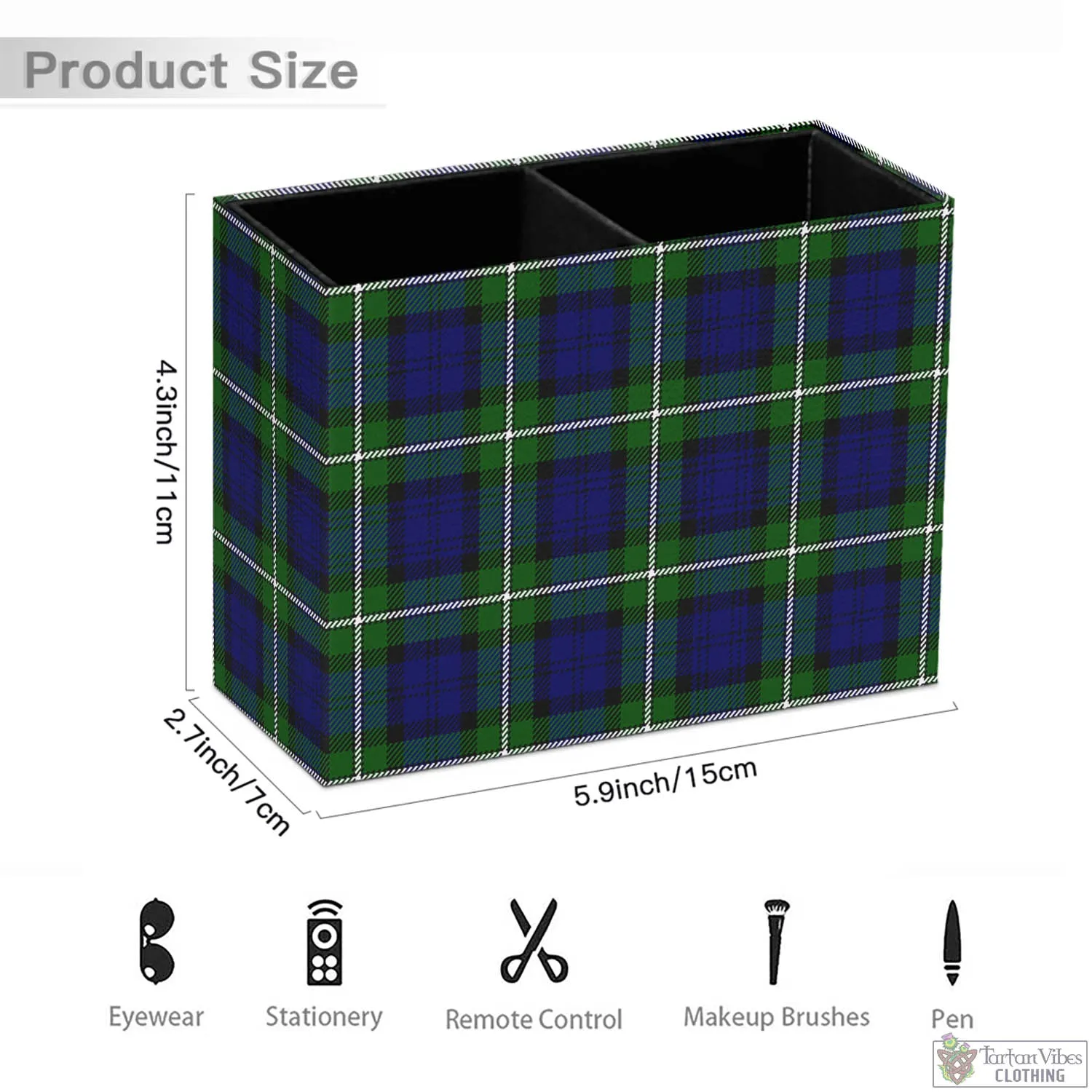 Bannerman Tartan Pen Holder