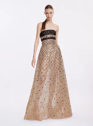 Sheer Long Dress