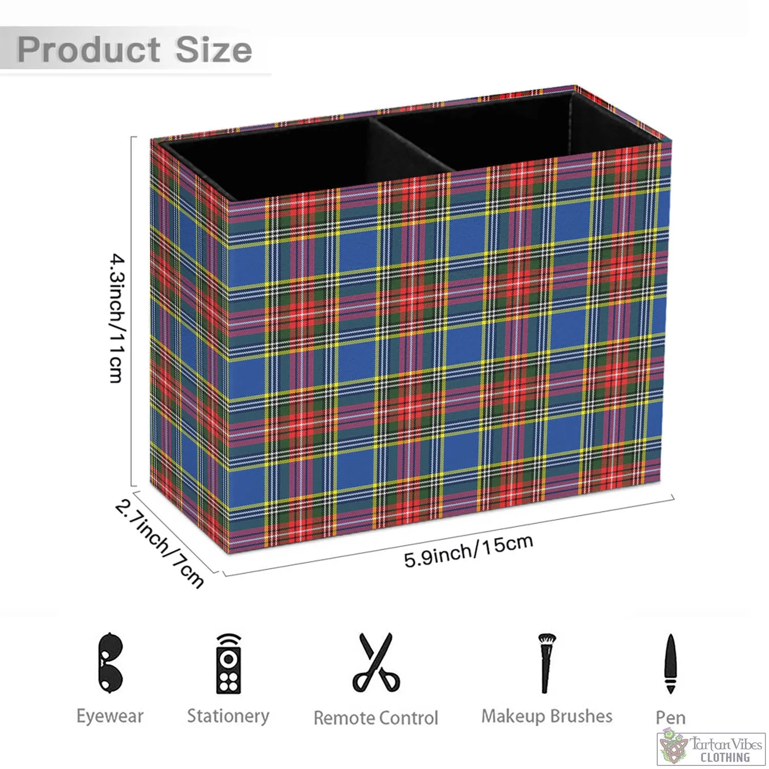 Bethune Tartan Pen Holder
