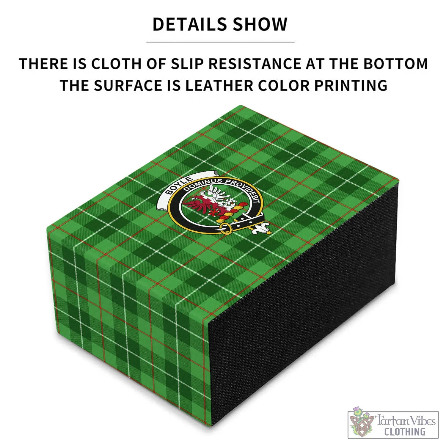 Boyle Tartan Pen Holder with Family Crest
