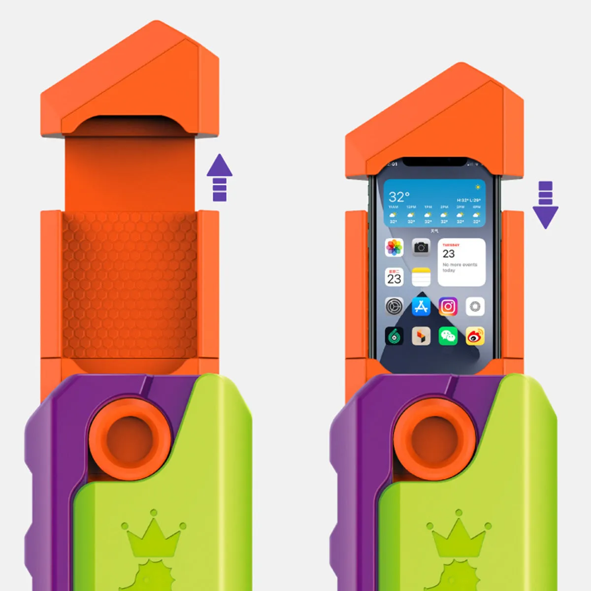 Carrot Knife Series Giant 3d Gravity Oversized Type Cell Phone Case Model Decompression Big Toy