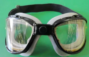 CHAS. FISCHER SKYWAY FLYING GOGGLES - BLACK FRAME
