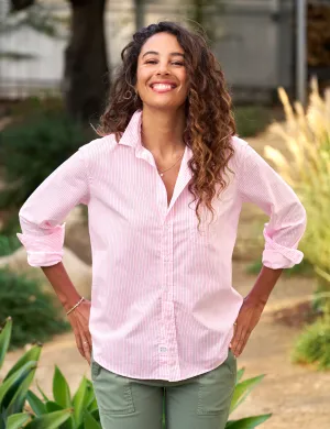 EILEEN Neon Pink Stripe, Casual Cotton