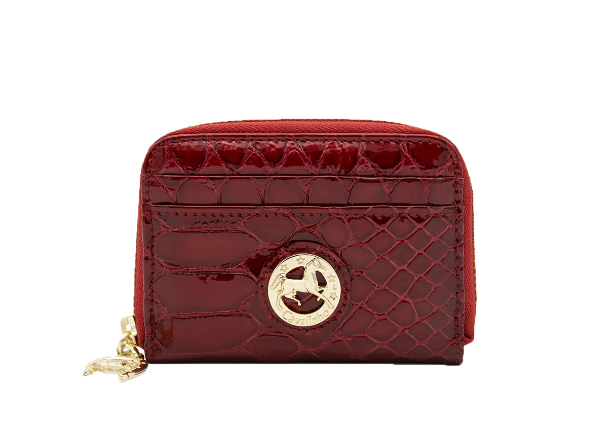 Gallop Patent Leather Card Holder
