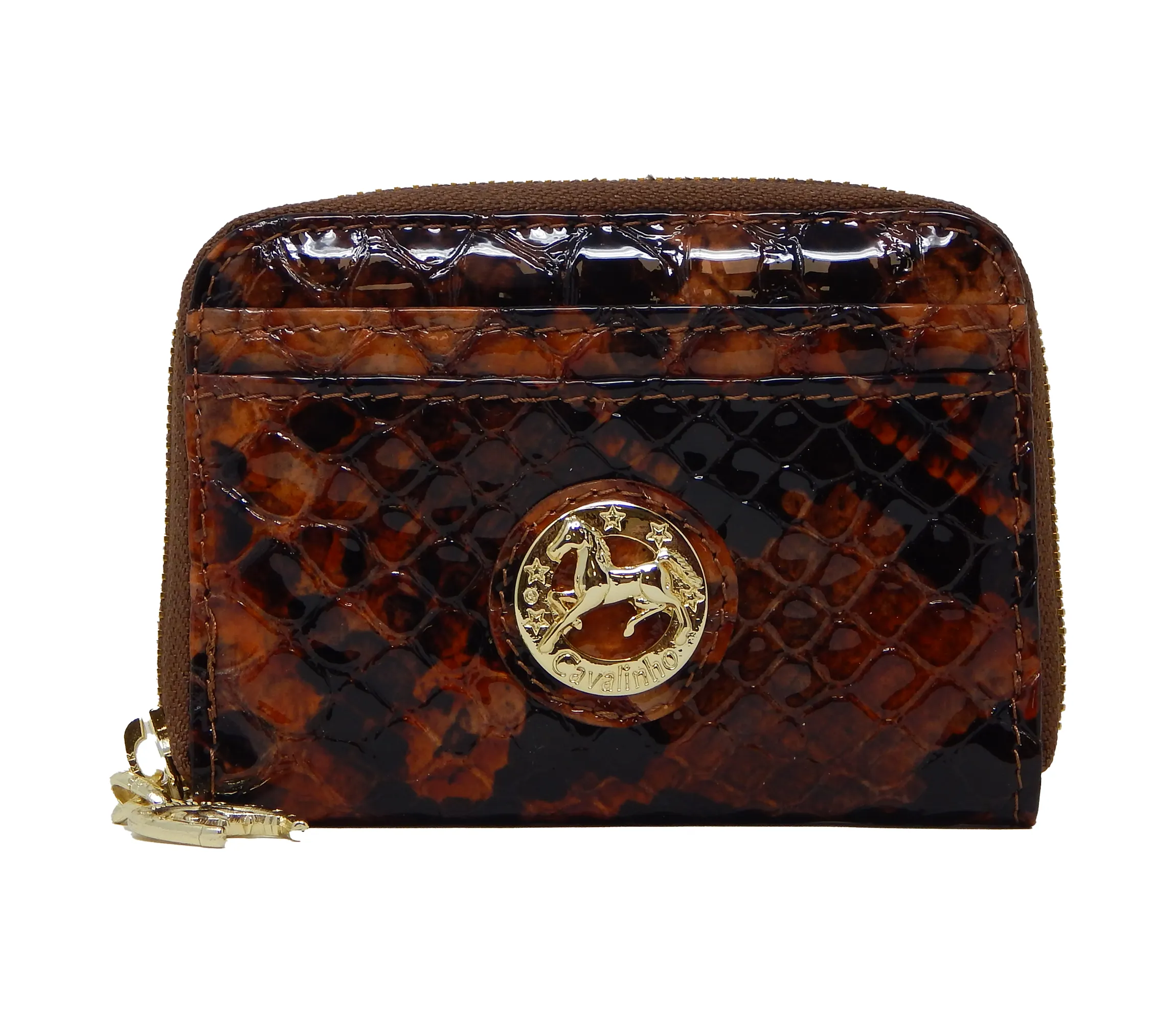 Gallop Patent Leather Card Holder
