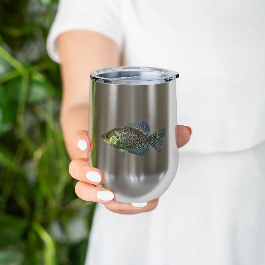 Golden Fish 12oz Insulated Wine Tumbler