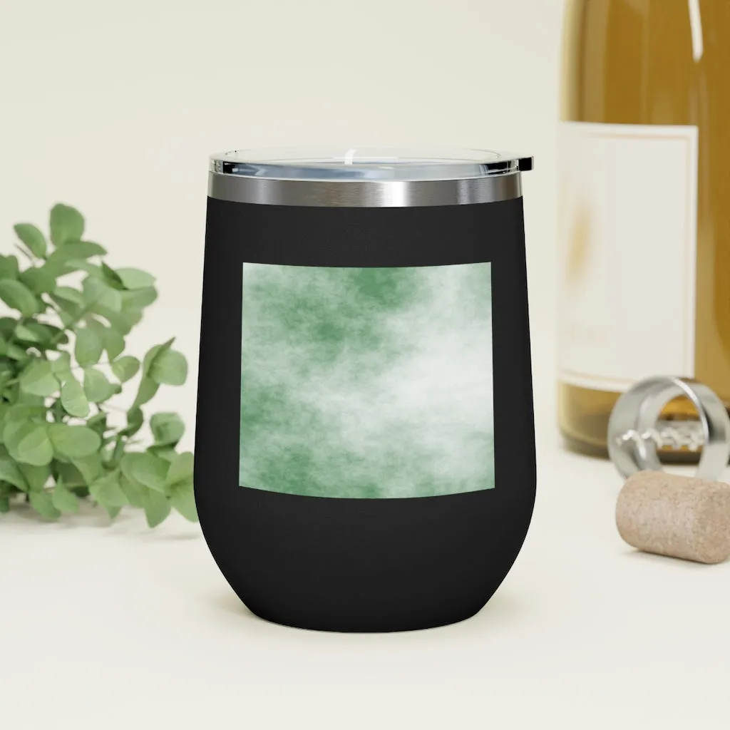 Green Cloud 12oz Insulated Wine Tumbler