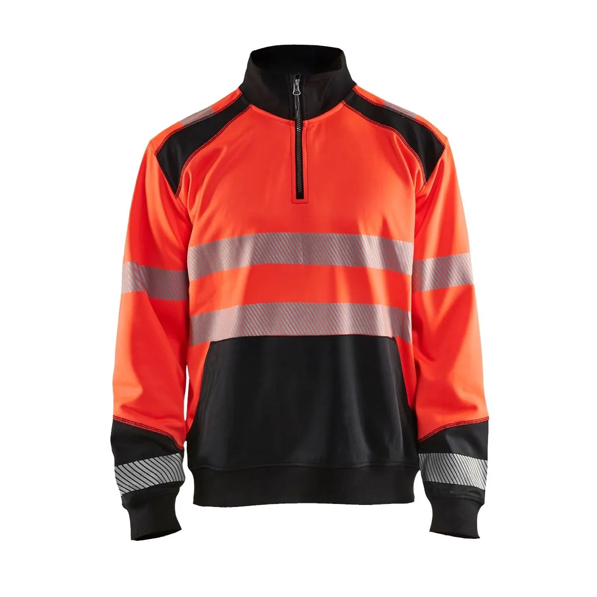 High&#x20;Vis&#x20;Sweatshirt&#x20;With&#x20;Half&#x20;Zip&#x20;3556&#x20;High&#x20;Vis&#x20;Geel&#x2F;Zwart&#x20;-&#x20;Bl&#xE5;kl&#xE4;der