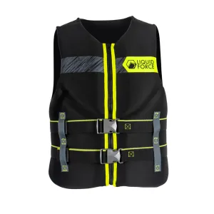 Liquid Force Classic Hinge CGA Life Vest - Black/Green