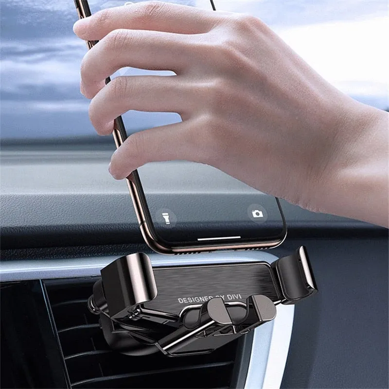 Metal Gravity Car Phone Holder DVI
