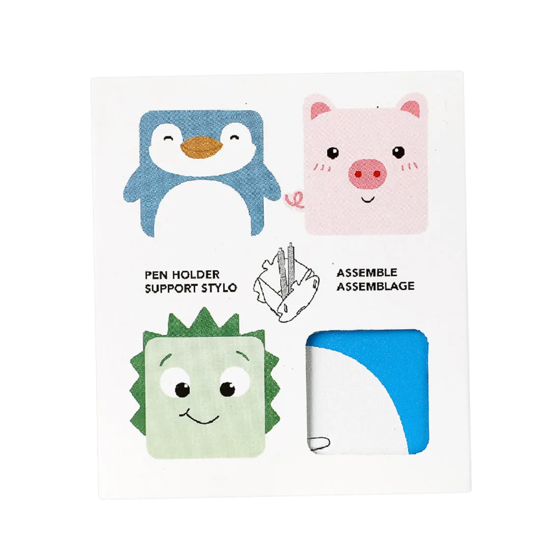 MINISO Assembly PP Animal Pen Holder(B)(Random Color)