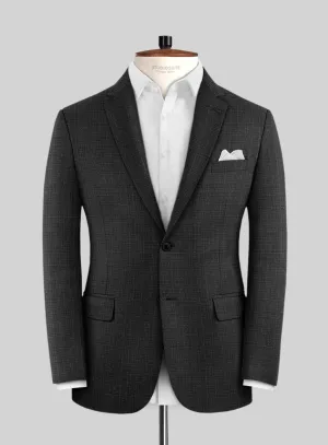 Napolean Bob Weave Charcoal Wool Jacket