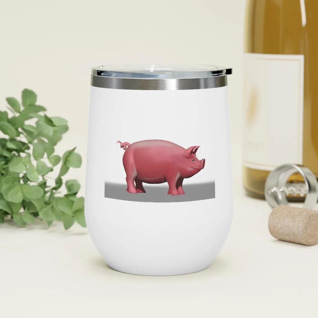 Pig 12oz Insulated Wine Tumbler