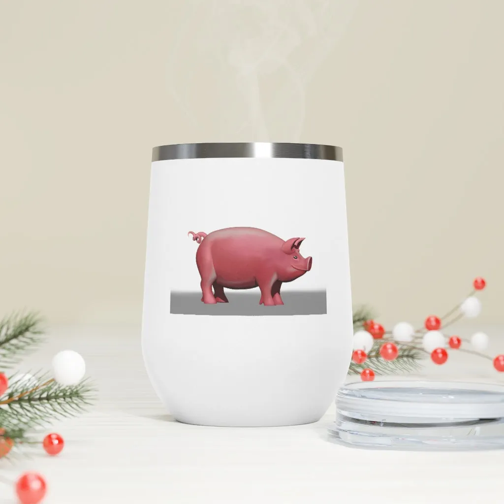 Pig 12oz Insulated Wine Tumbler