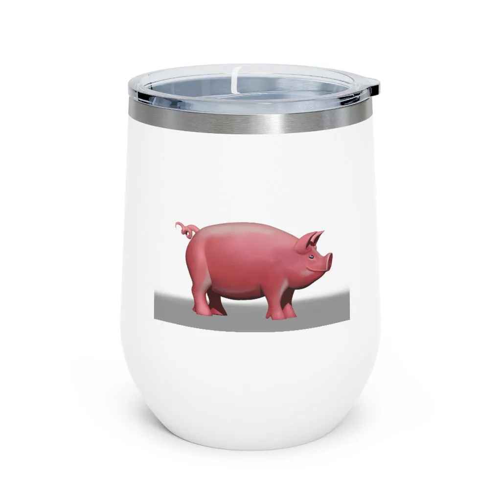 Pig 12oz Insulated Wine Tumbler