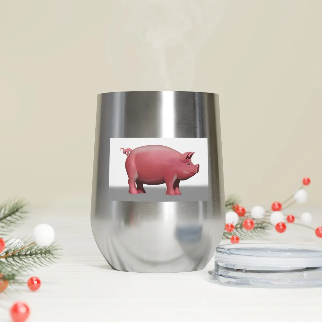 Pig 12oz Insulated Wine Tumbler
