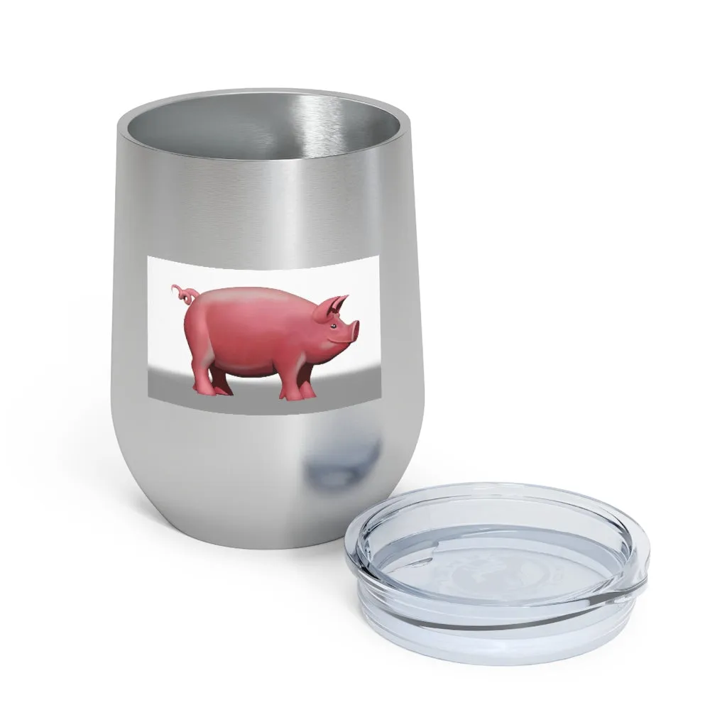 Pig 12oz Insulated Wine Tumbler