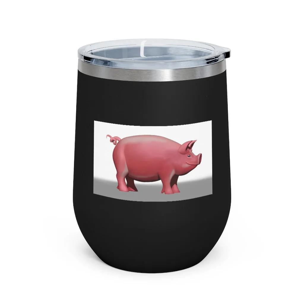 Pig 12oz Insulated Wine Tumbler