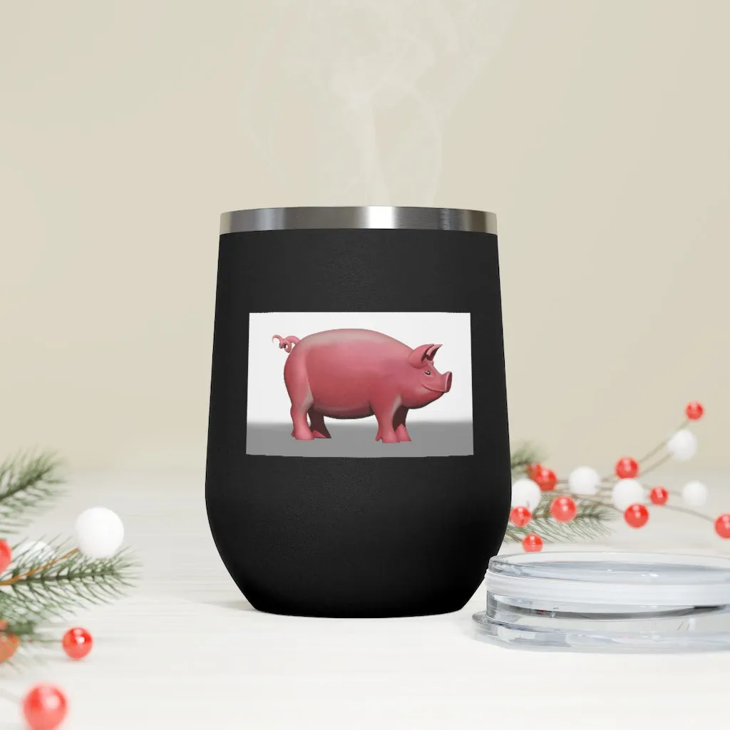 Pig 12oz Insulated Wine Tumbler