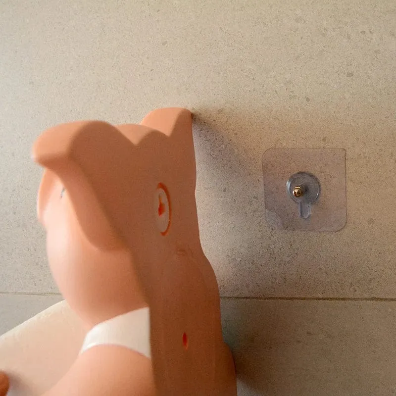 Pig Style Bathroom Toilet Paper Holder Wall Mounted