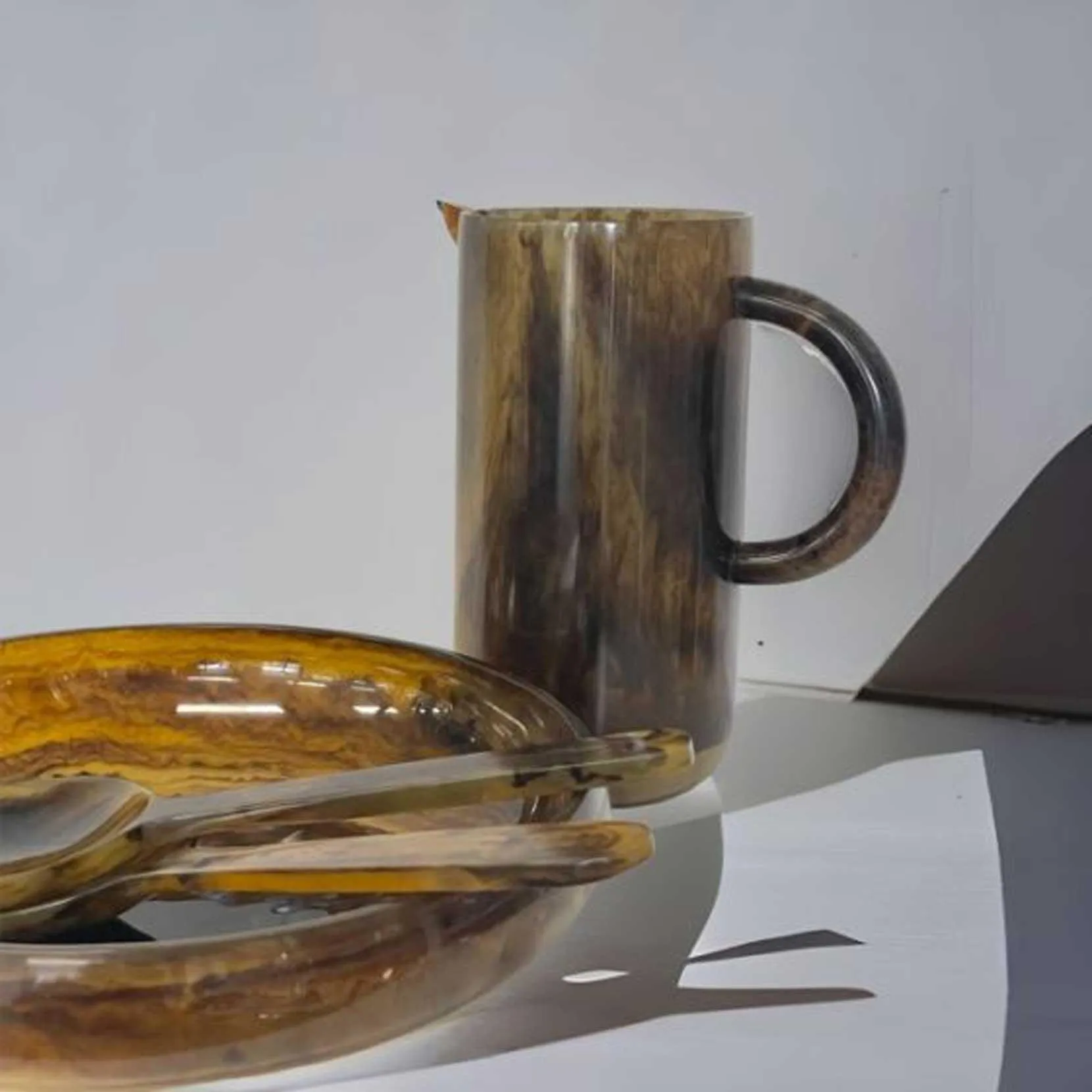 Tortoiseshell Resin Jug