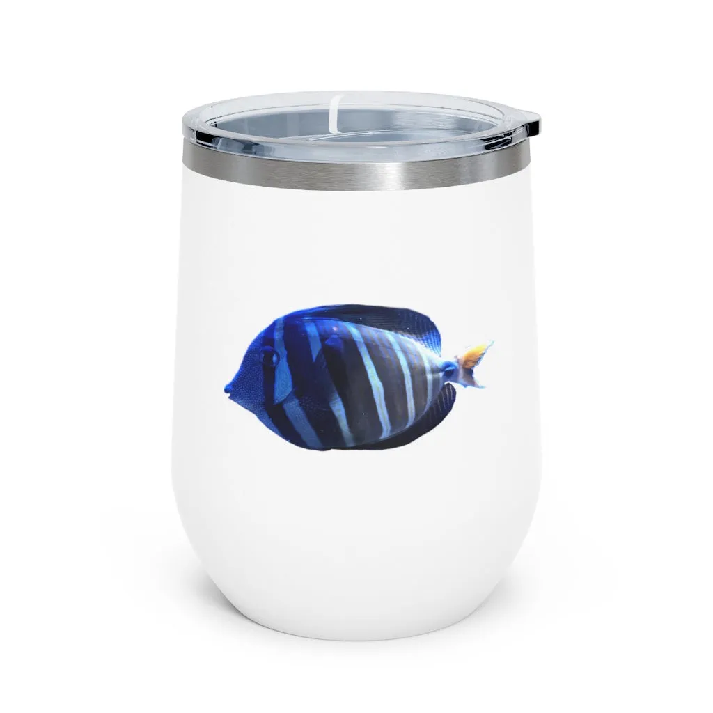 Striped Fish 12oz Insulated Wine Tumbler