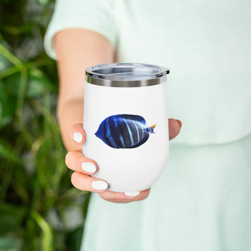 Striped Fish 12oz Insulated Wine Tumbler