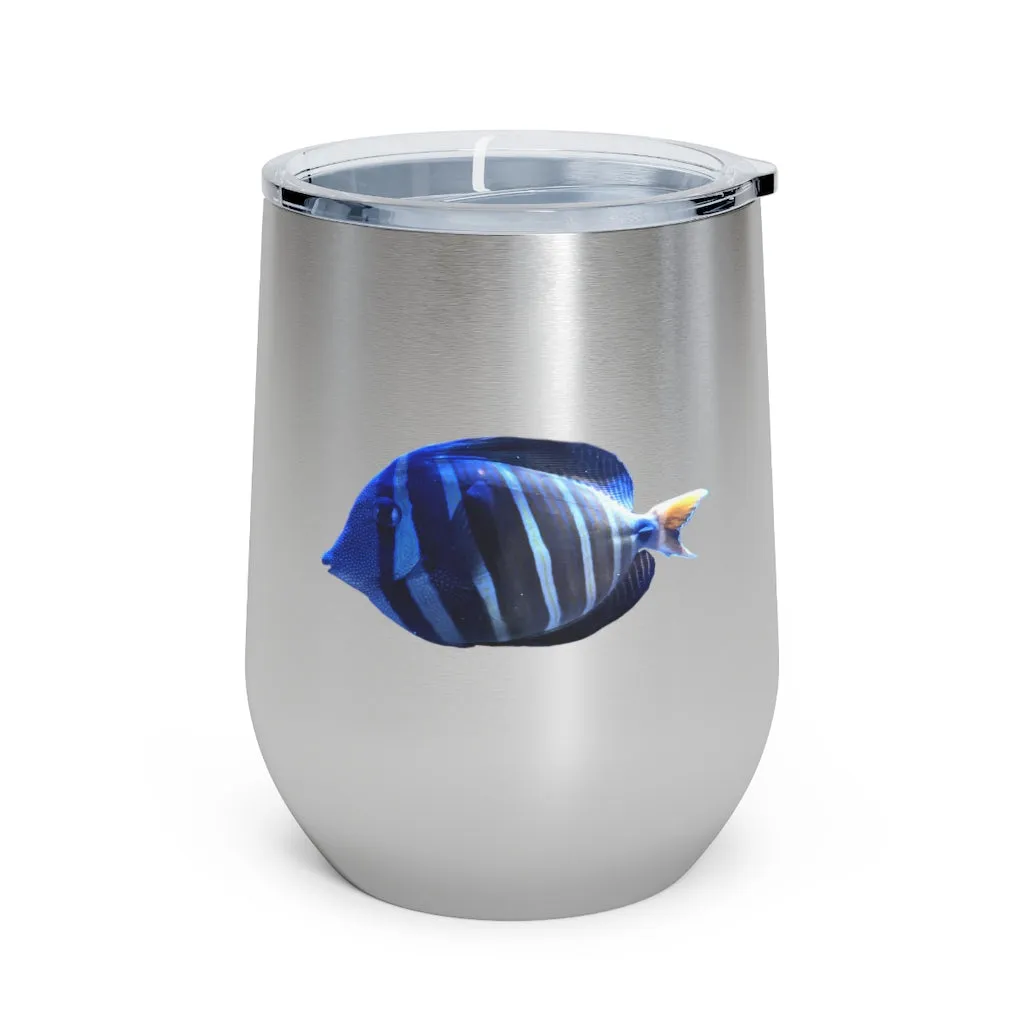 Striped Fish 12oz Insulated Wine Tumbler