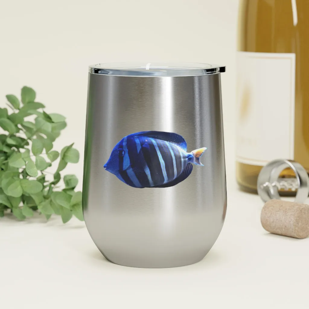 Striped Fish 12oz Insulated Wine Tumbler