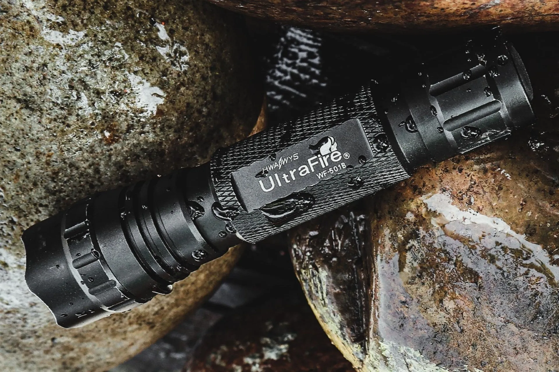 WF-501B Tactical Flashlight - With Holster