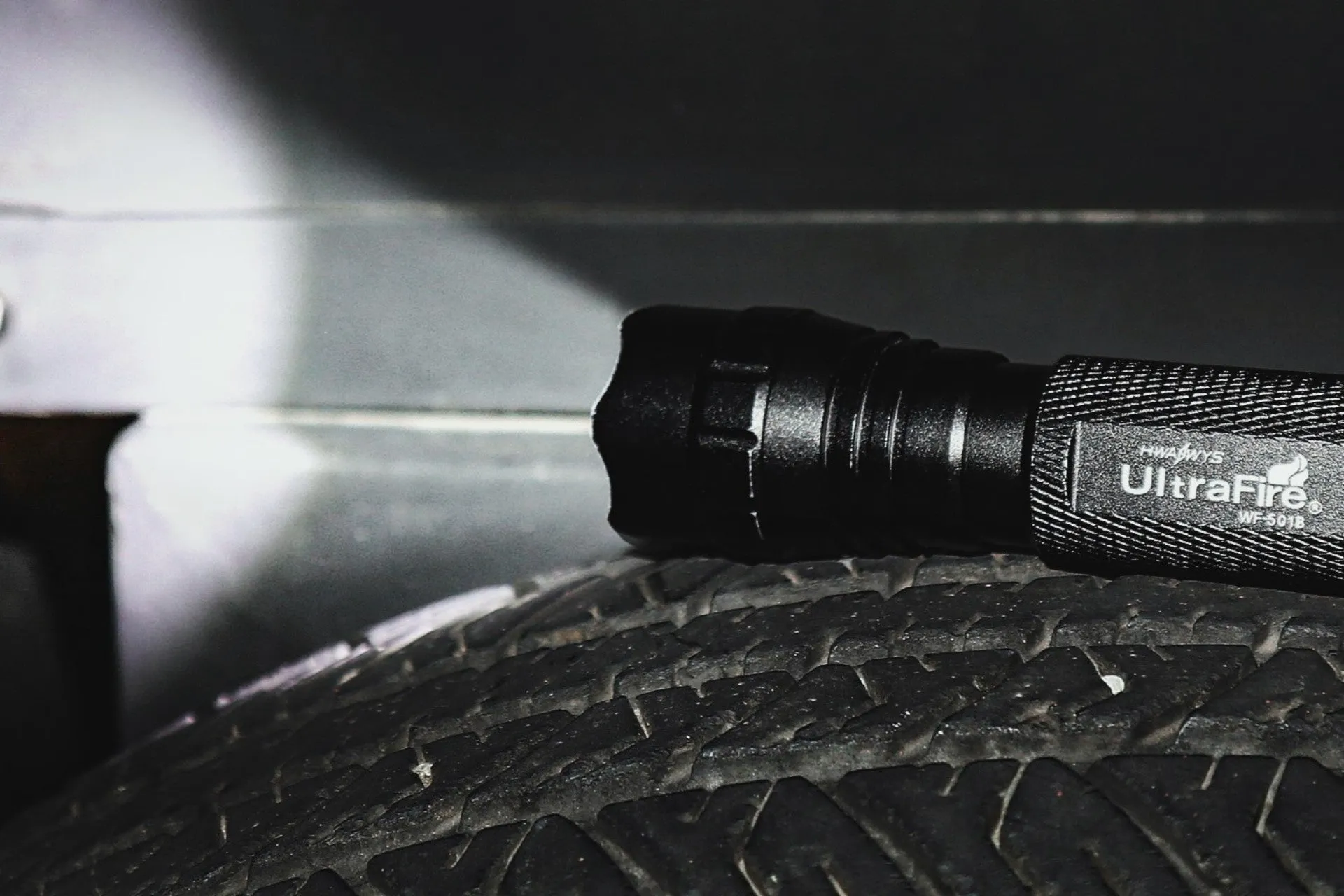 WF-501B Tactical Flashlight - With Holster