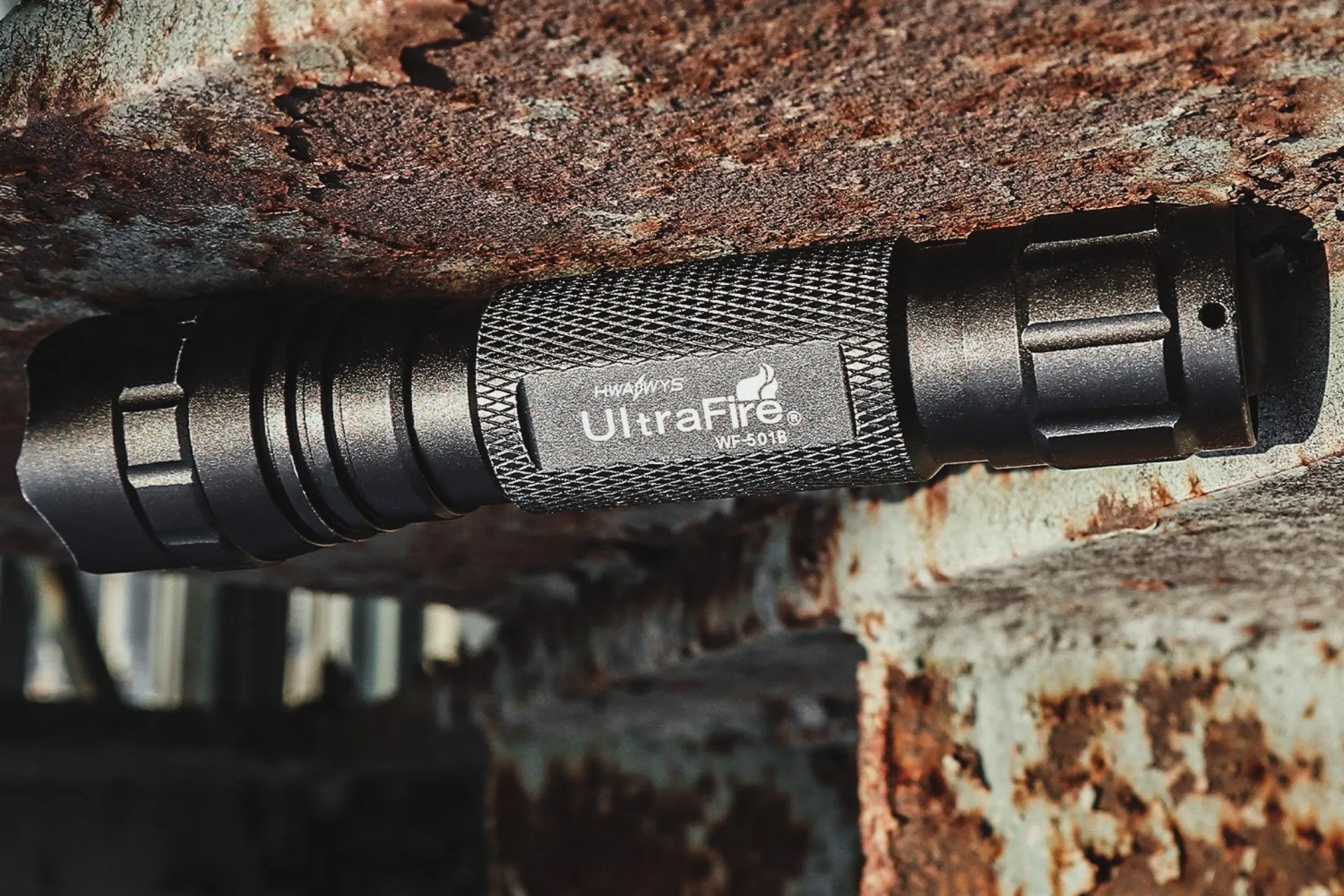 WF-501B Tactical Flashlight - With Holster